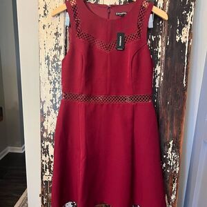 NWT Express women’s size 10 cut out fall dress.
